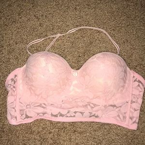 Pink Lace Bralette 34C